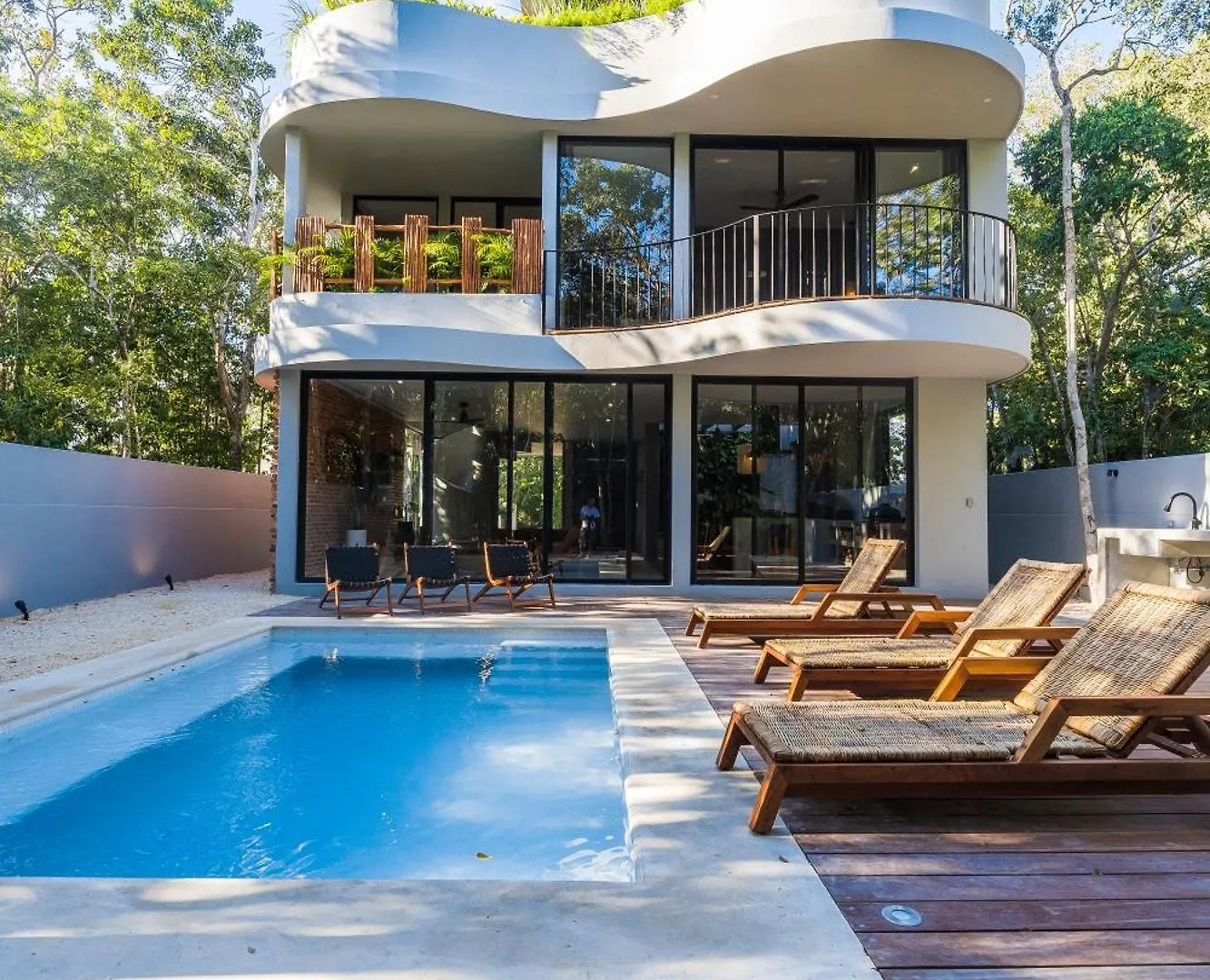 Luxury 4Br Eco Villa 10Ppl Outdoor Pizza Oven - Private Pool & Jacuzzi Tulum 0*,