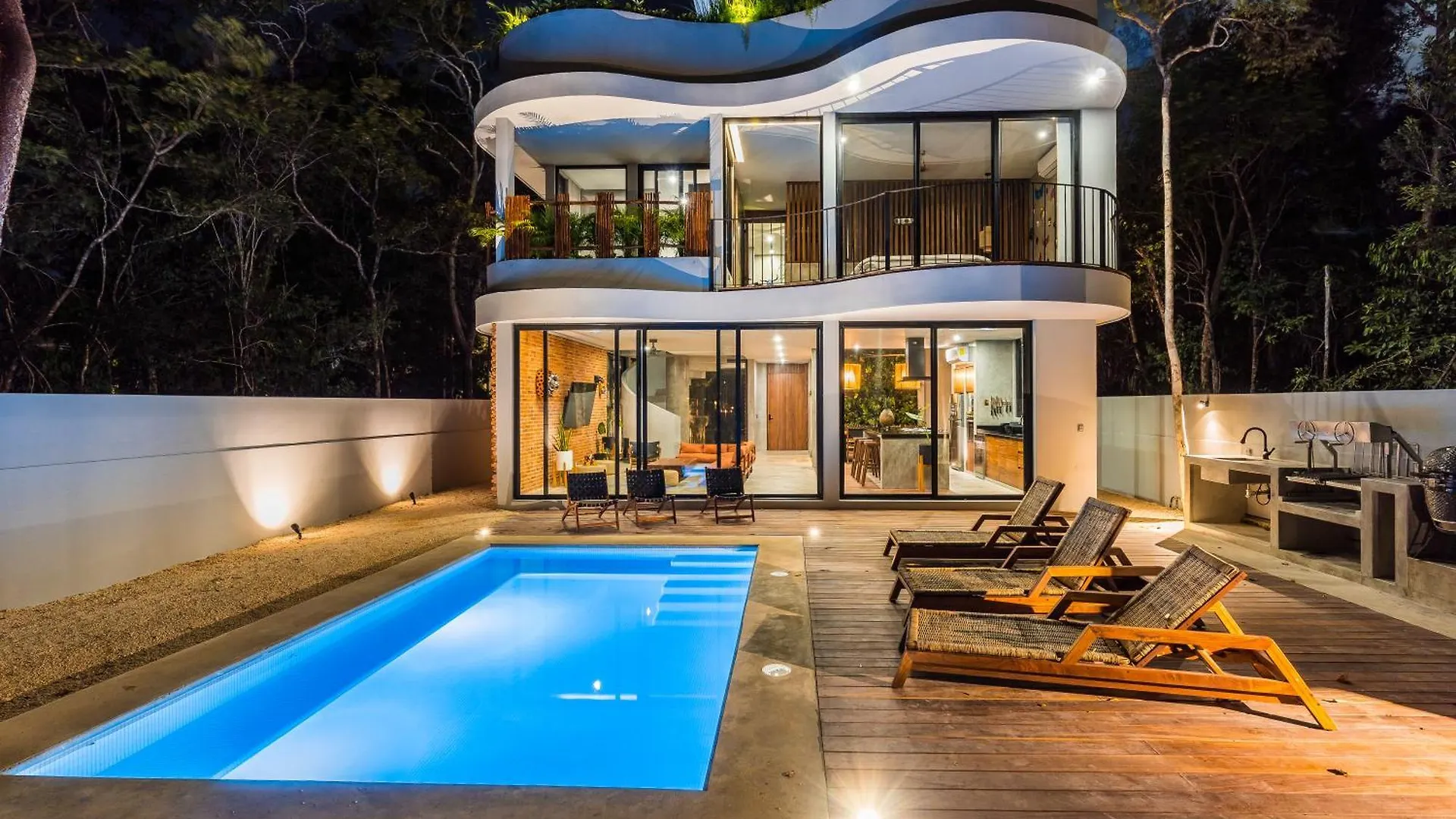 Luxury 4Br Eco Villa 10Ppl Outdoor Pizza Oven - Private Pool & Jacuzzi Tulum