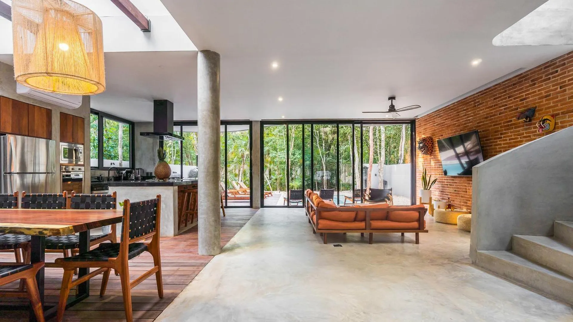 Luxury 4Br Eco Villa 10Ppl Outdoor Pizza Oven - Private Pool & Jacuzzi Tulum Mexico